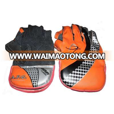 APG Orange Wicket Keeping Gloves (GAURAV CLASSIC)